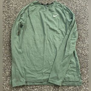 Nike green running shirt
